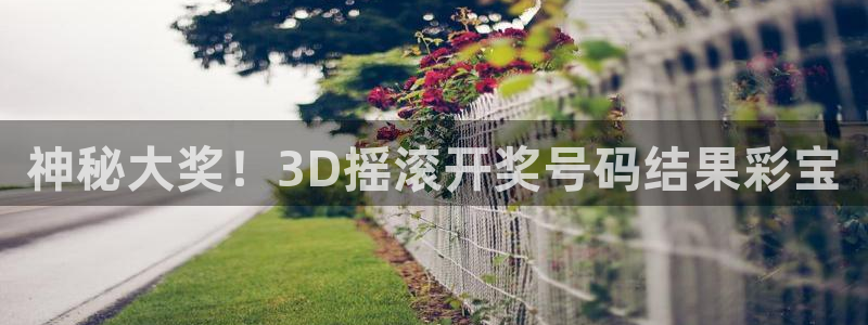U8国际游戏有哪些好玩的：神秘大奖！3D摇滚开奖号码结果彩宝